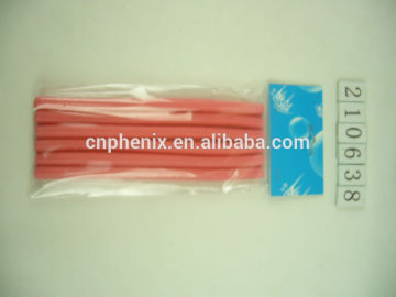 6Pcs rubber foam bendy hair curler