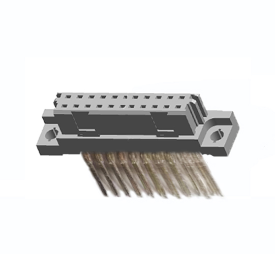 Vertical Female Type Press-Fit DIN 41612 Connector