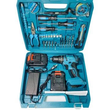 32-piece 20v lithium-ion kit gerudi tanpa wayar: pemutar skru kuasa muktamad dan set pemacu kesan