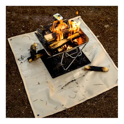Fireproof Ember Mat for Safe Bonfire and Grill Use