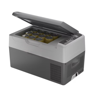 DC 12V/24V Car Mini Portable Refrigerator for Camping - 22L Cooler Freezer