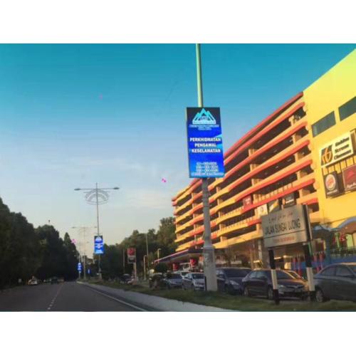 Outdoor Advertising P5 Led Pole Light Screen Display