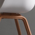Silla nórdica moderna silla de comedor al aire libre
