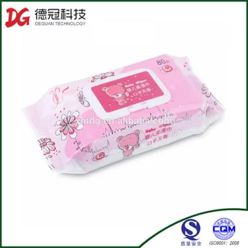 good quality plastic cleaning wet tissue wipes bag opening cover