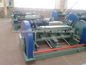 Mechanical Gear Spindle Less Veneer Peeling Lathe