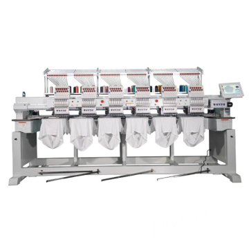 6 Head Flat Computerized T-Shirt Sewing and Embroidery Machine: Your Ultimate Garment Decorating Solution