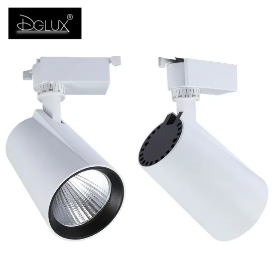 DGLUX 18W-36W Adjustable White Aluminum COB LED Track Light