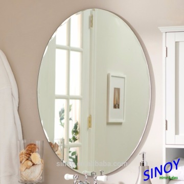 1.1mm to 8mm Double Coated Clear round silver mirror qingdao sinoy