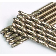 Popular 10pcs Cobalt HSS Twist Drill Bit M35 Jobber Length Drill Bit Set for metal stainless steel