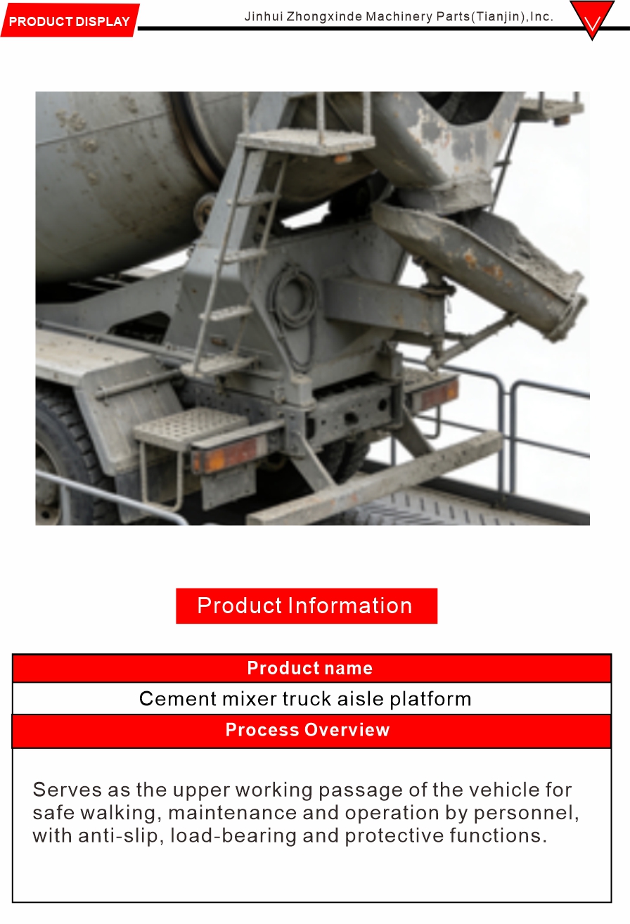 Mixer Truck Walkway Platform