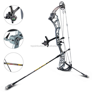 Professional Topoint Archery 38 \ "แพ็คเกจโบว์แบบผสม: CNC Milled Riser คุณภาพสูงออกแบบมาสำหรับการยิงธนูที่มีการแข่งขันกับ USA Gordon Limbs และ BCY String
