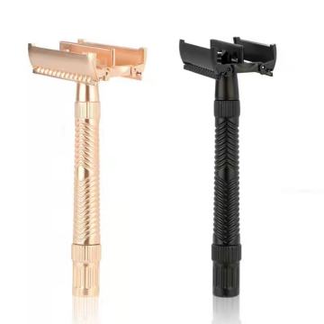 Vintage Adjustable Double-Edge Butterfly Opening Safety Razor