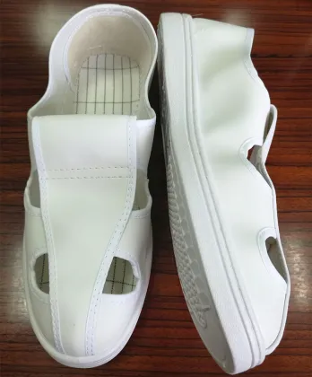 PVC outsole pvc leather upper 4 hole esd shoes