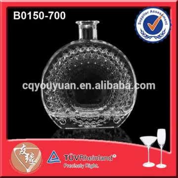 Transparent Glass Exclusive Bottles Thick Bottom 700ML XO Glass Bottle