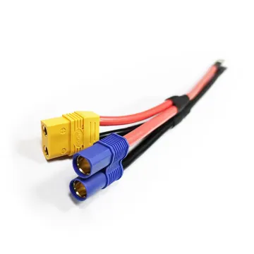 XT90 plug and EC8 connector battery charging cable