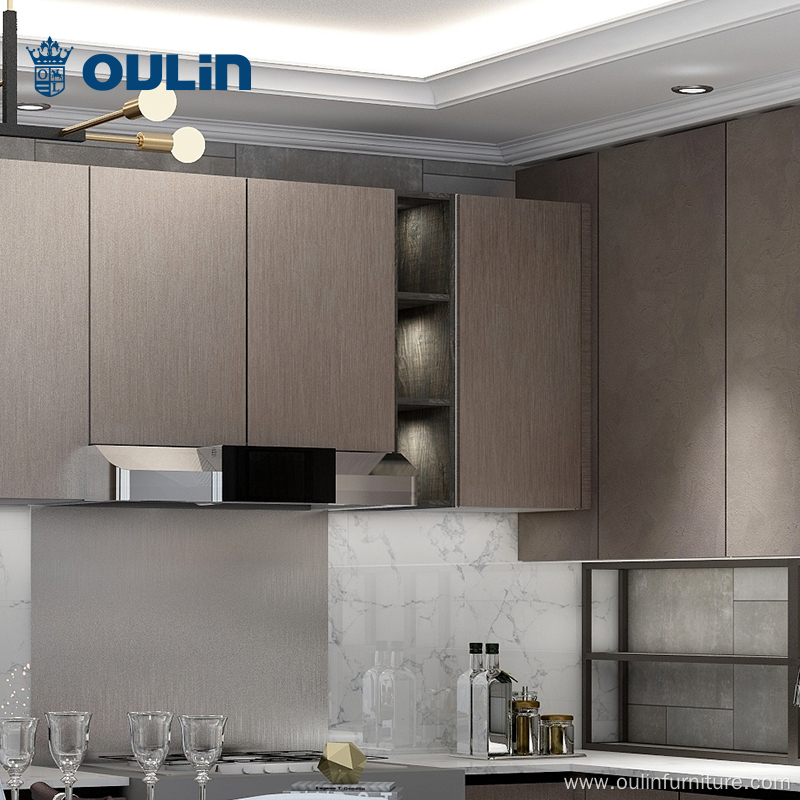 Modern home kitchen modular kitchen furniture set