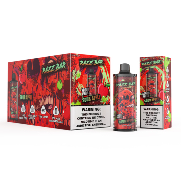 Sour-Apple E-Cig 20ml 30k Puffs Disposable Vape Rechargeable