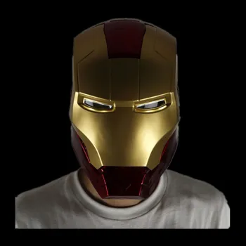 2020 Iron Man Helmet with Electronic Eyes: A Halloween Cosplay Mask for Kids and Teens