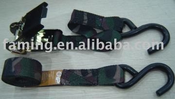 1 inch camo polyester rope ratchet w/ tuv gs
