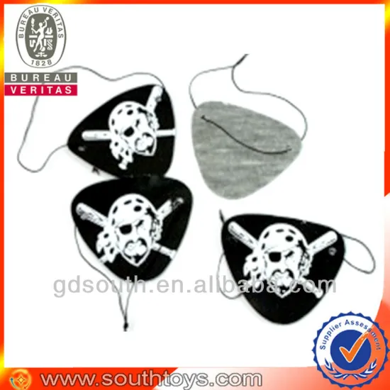 Imitation leather pirate eye patch toy