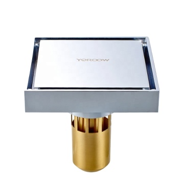 2019 Factory Price 4 Inch Brass Floor Drain Sealing Anti-Odor Hair Catcher for Bathrooms