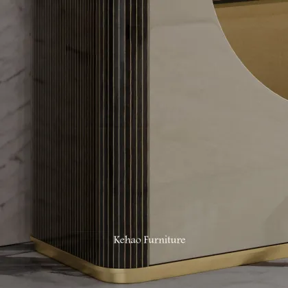 Luxury Italian Wooden Furniture: Living Room Glass Wall Cabinets & Royal Cabinets
