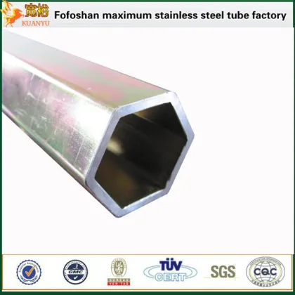 sanitary hexagonal stainless steel piping with 316 material