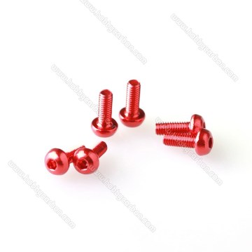 Customzid Colorful Aluminum Round Screw