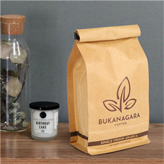 Eco-friendly recycled compostable kraft paper packaging bag