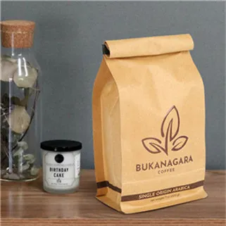 Eco-friendly recycled compostable kraft paper packaging bag