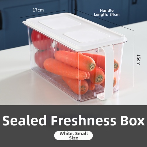 水切りカゴなしの白い収納ボックス