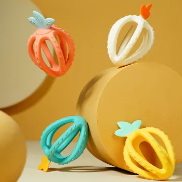 Silicone Baby Food Grade Teethers Toys Feeder Disinfection