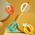 Соска для прорезывания зубов в форме фруктов Детские силиконовые игрушки для прорезывания зубов