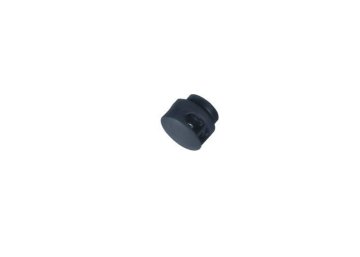 Plastic Black Slid Stopper For Round Lanyard Attachments / Accessories T-105