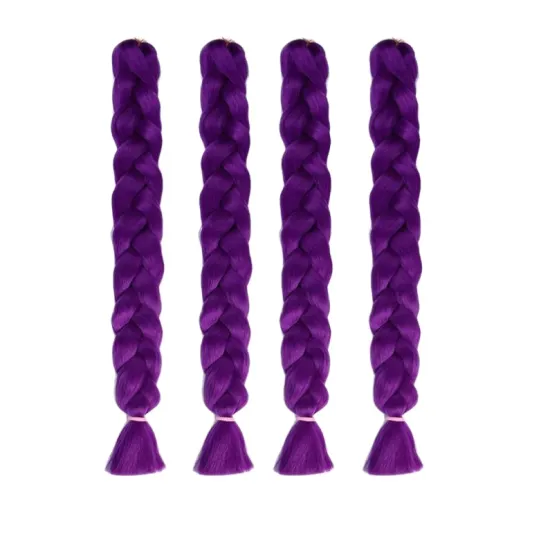 MYZYR Hair Long Jumbo Braids Crochet Hair Pink Black Purple 82INCH 165g Braidingsyntheti Hair Extensions