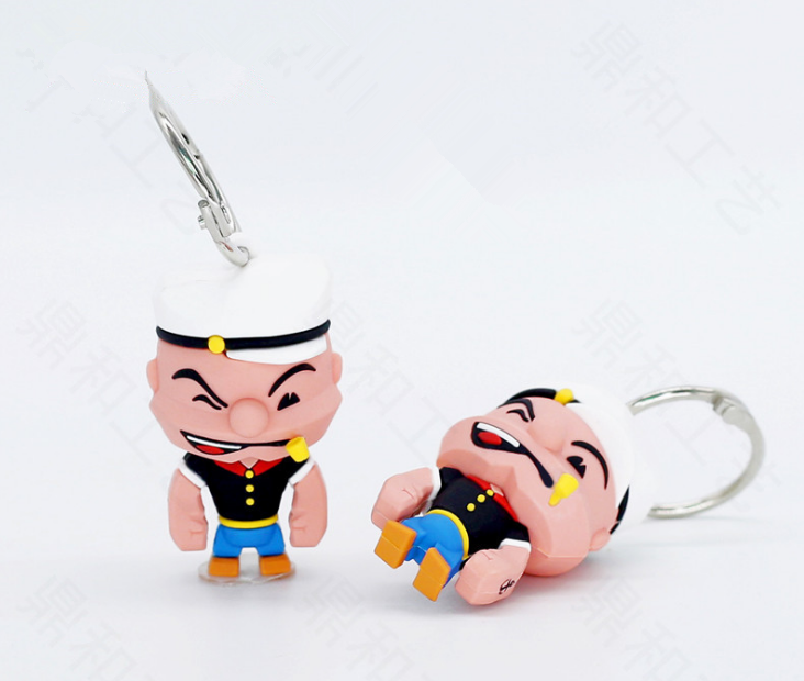 Custom 3d Silicone Keychain