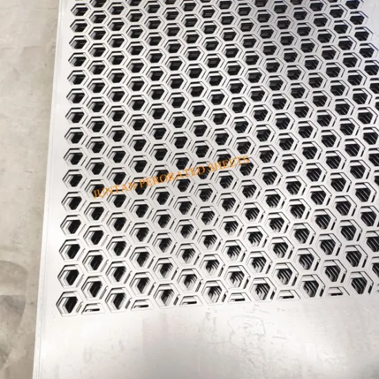 stainless steel honeycomb perforated mesh