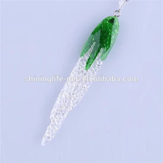 Melting bigger icicle ornament new style colorful indoor decoration