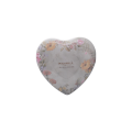 Caixa de lata de formato especial em forma de coração