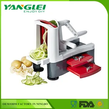 Good Price of Hand Operated Spiral-ultra 4-blade Spiralizer,Spiral Vegetable Slicer in Stock
