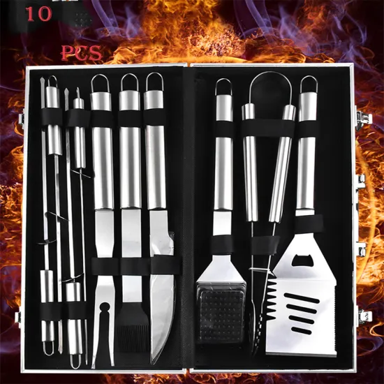 Stainless Steel Multi Long Handle BBQ Tools