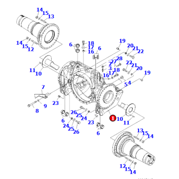 Mining truck HD605-7 shell component 569-22-73111