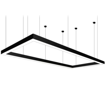 Luz de techo LED industrial | Luz de mancha lineal empotrada sin triple para tiendas minoristas