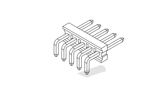 3.96mm pitch 90°Wafer Connector Series DW3961RA-XP