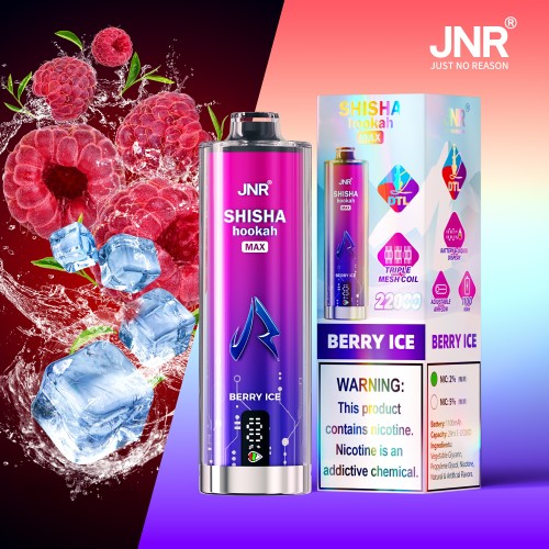 Jnr shisha max 22k puffs vape sekali pakai