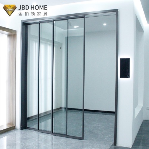 Aluminiozko beirazko ate irristakorrak