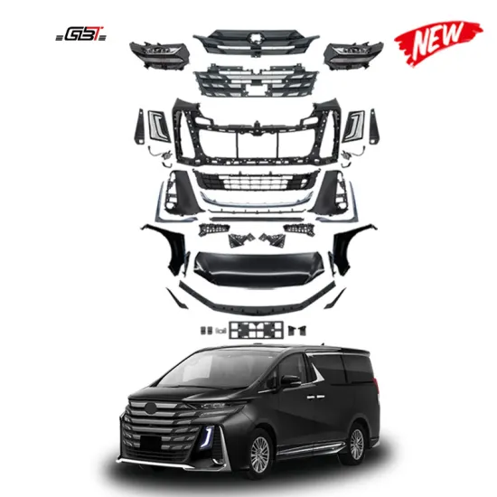 Front Bumper Conversion Parts for Vellfire ANH30/35/40 VRF 2015-2022 to 2024 Model Tuning Accessories