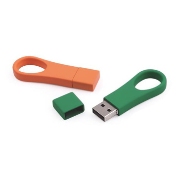 Mini Plastic Keychain USB flash drive