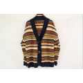 Women'S Ethnic Style Striped Knitted Cardigan