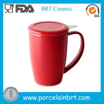 Made in China wholesale ceramic Tea Cup with infuser                
                                    Quality Assured